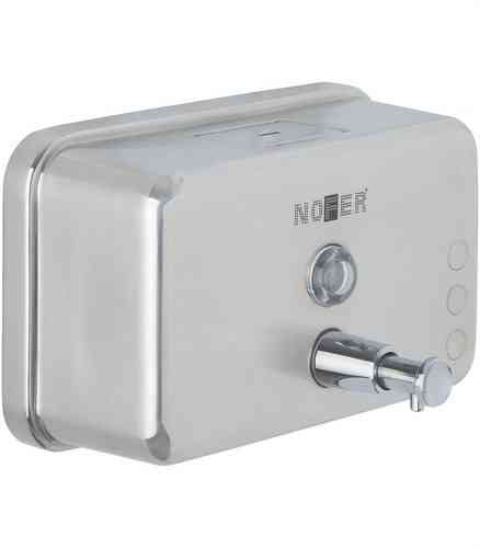 Dosificador de jabón horizontal de 1200ml acero inoxidable satinado con referencia 03042.S de la marca NOFER