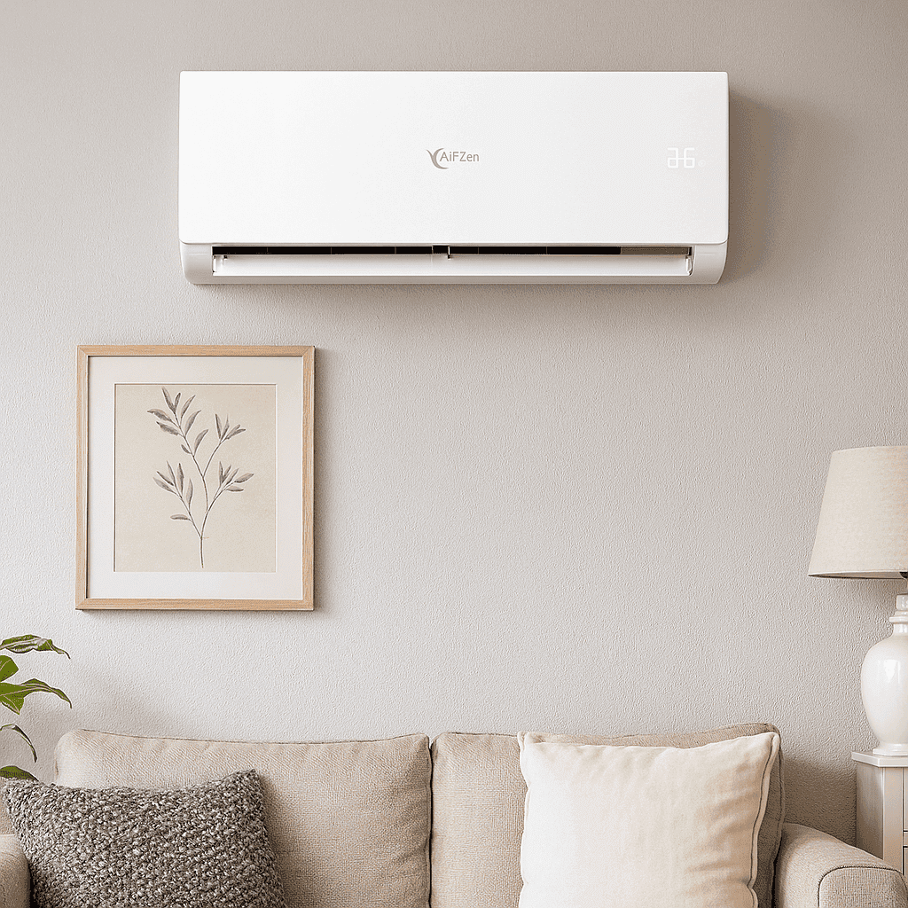 Aire condicionat amb wifi AirZen 3,2 kW 12000 BTU amb referència AZSP12 de la marca AIRZEN