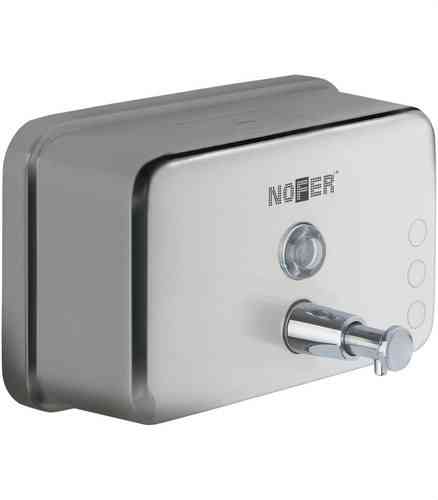 Dosificador de jabón horizontal de 1200ml acero inoxidable brillo con referencia 03042.B de la marca NOFER