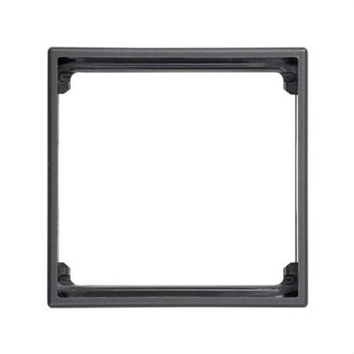 Placa adaptadora para mecanismos Simon K45 de 1 elemento grafito Simon 500 Cima con referencia 50012088-038 de la marca SIMON