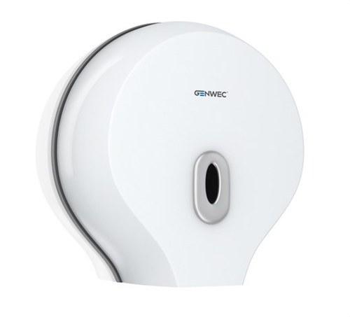 Dispensador de papel higiénico jumbo ABS blanco con referencia GW03 19 01 00 de la marca GENWEC