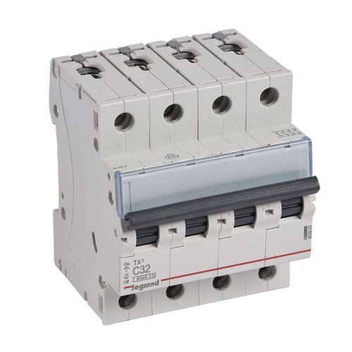 Magnetotèrmic TX3 4P 32A Corba C Corba C 6kA amb referència 403629 de la marca LEGRAND
