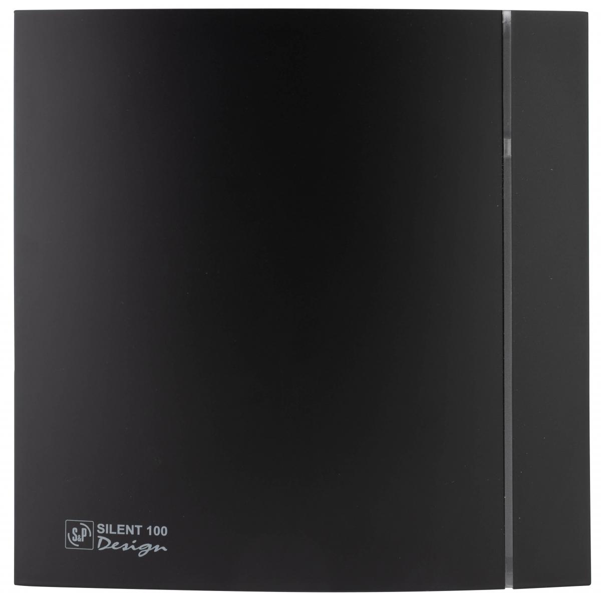 Extractor de bany SILENT-100 CZ Design 4C Negre amb referència 5210607400 de la marca SOLER & PALAU