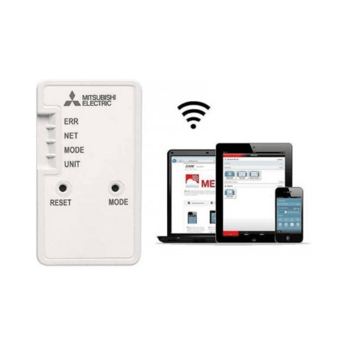 Controlador WiFi para aire acondicionado Mitsubishi MAC-587IF con referencia MAC-587IF-E de la marca MITSUBISHI