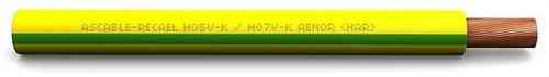 Cablecillo H07V-K CPR 10 amarillo-verde - Rollo de 100 metros con referencia 315620000363 de la marca RECAEL