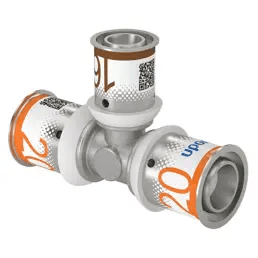 Te reducida 20x16x20 Uponor S-Press PLUS con referencia 1070568 de la marca UPONOR