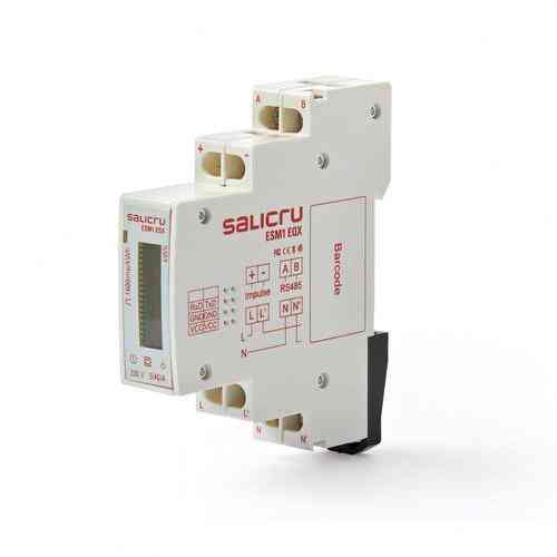 Medidor de energía Smart Meter monofásico ESM1 EQX con referencia 6B2OP000008 de la marca SALICRU