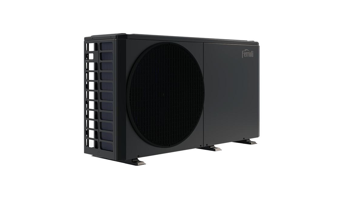 Bomba de calor aerotèrmia monobloc R290 Ferroli OMNIA Life M 4 kW amb comandament amb referència 4B4770049 de la marca FERROLI