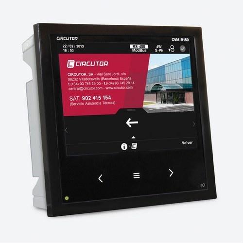 Analitzador de xarxes trifàsic panell display a color CVM-B150-ITF-485-ICT2 amb referència M56111. de la marca CIRCUTOR