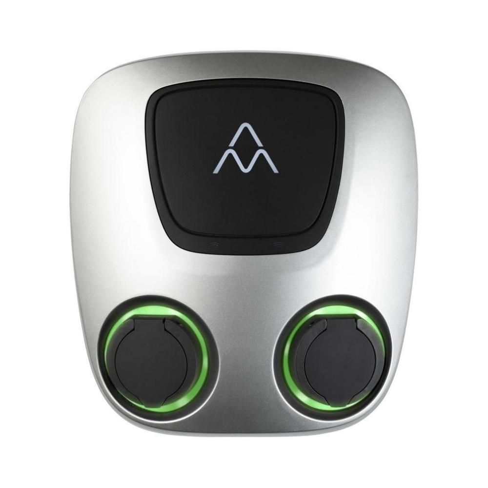 Cargador coche eléctrico doble con wifi 2 x 22 kW Charge Amps Aura Twin Socket con referencia 130909 de la marca CHARGE AMPS