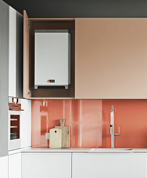 Caldera de condensación Thermor KOMPAKT HR ECO 24/28 con referencia 750146 de la marca THERMOR