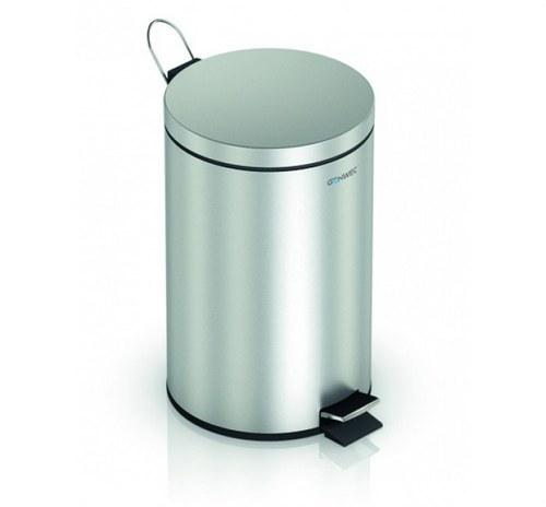 Papelera con pedal de 5L inox satinada con referencia GW06 02 04 01 de la marca GENWEC
