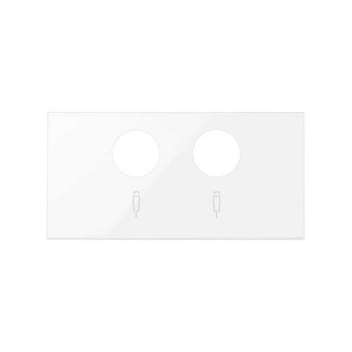 Tapa para tomas inductivas de R-TV+SAT blanco brillante Simon 100 con referencia 10000053-130 de la marca SIMON