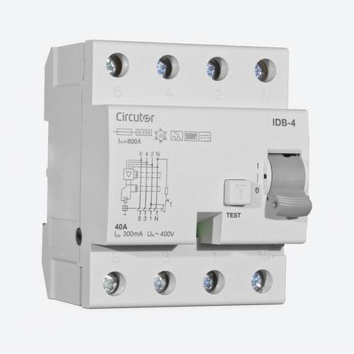 Interruptor diferencial tipus B IDB-4 4P-40A-300 mA amb referència P17222. de la marca CIRCUTOR