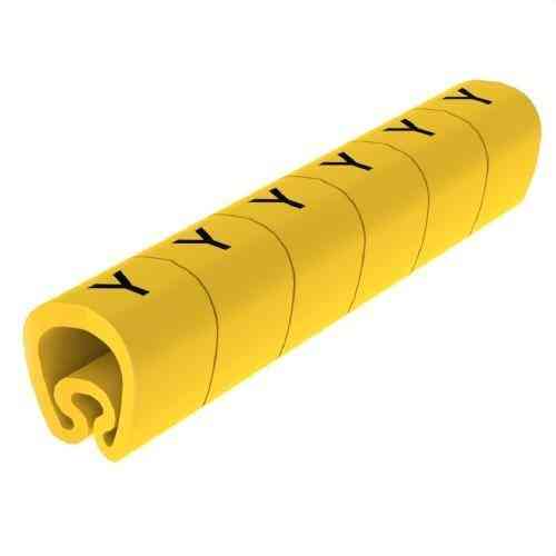 Señalizadores precortados amarillos Ø18 PVC plastificados con referencia 1813-Y de la marca UNEX