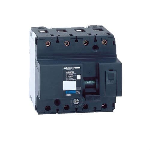 Magnetotèrmic NG125N 4P 80A Corba C amb referència 18658 de la marca SCHNEIDER ELECTRIC