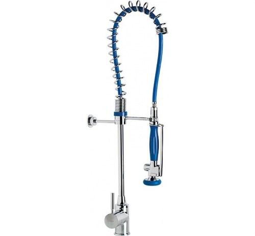 Grifo de cocina profesional columna prelavado cromo con referencia 1802 04 de la marca GENEBRE