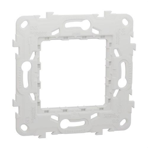 Bastidor de plàstic universal de 2 mòduls New Unica amb referència NU7002P de la marca SCHNEIDER ELECTRIC