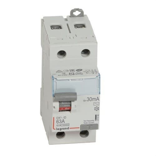 Diferencial DX3 2P 63A 30mA Classe AC amb referència 411506 de la marca LEGRAND