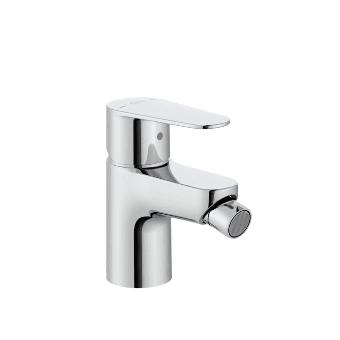 Grifo de bidé con cuerpo liso cromo Roca Victoria Plus con referencia A5A624FC00 de la marca ROCA