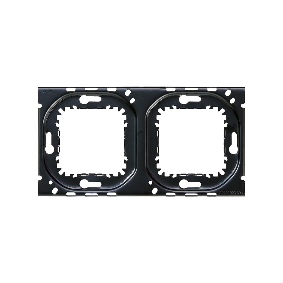 Bastidor 2 Elementos negro Simon 270 con referencia 20001920-039 de la marca SIMON