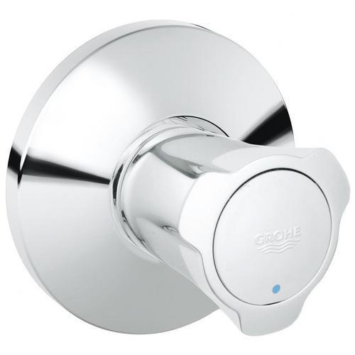 Parte exterior llave de paso Grohe Costa L indicador azul cromo con referencia 19808001 de la marca GROHE