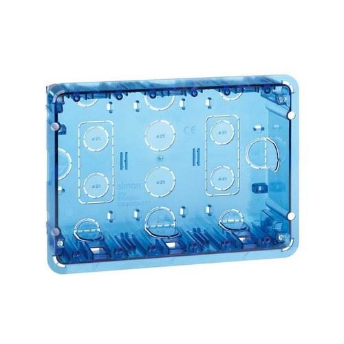 Caja de pared de empotrar para 3 elementos doble Simon 500 Cima con referencia 51020103-039 de la marca SIMON