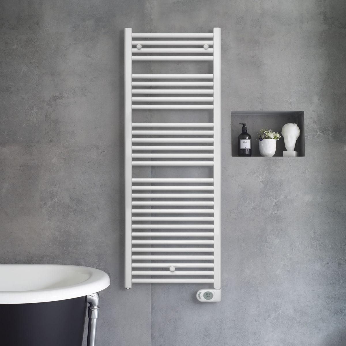Tovalloler elèctric blanc Zehnder Aura 500W 980x500mm amb referència PBEZ-090-50/MQ de la marca ZEHNDER