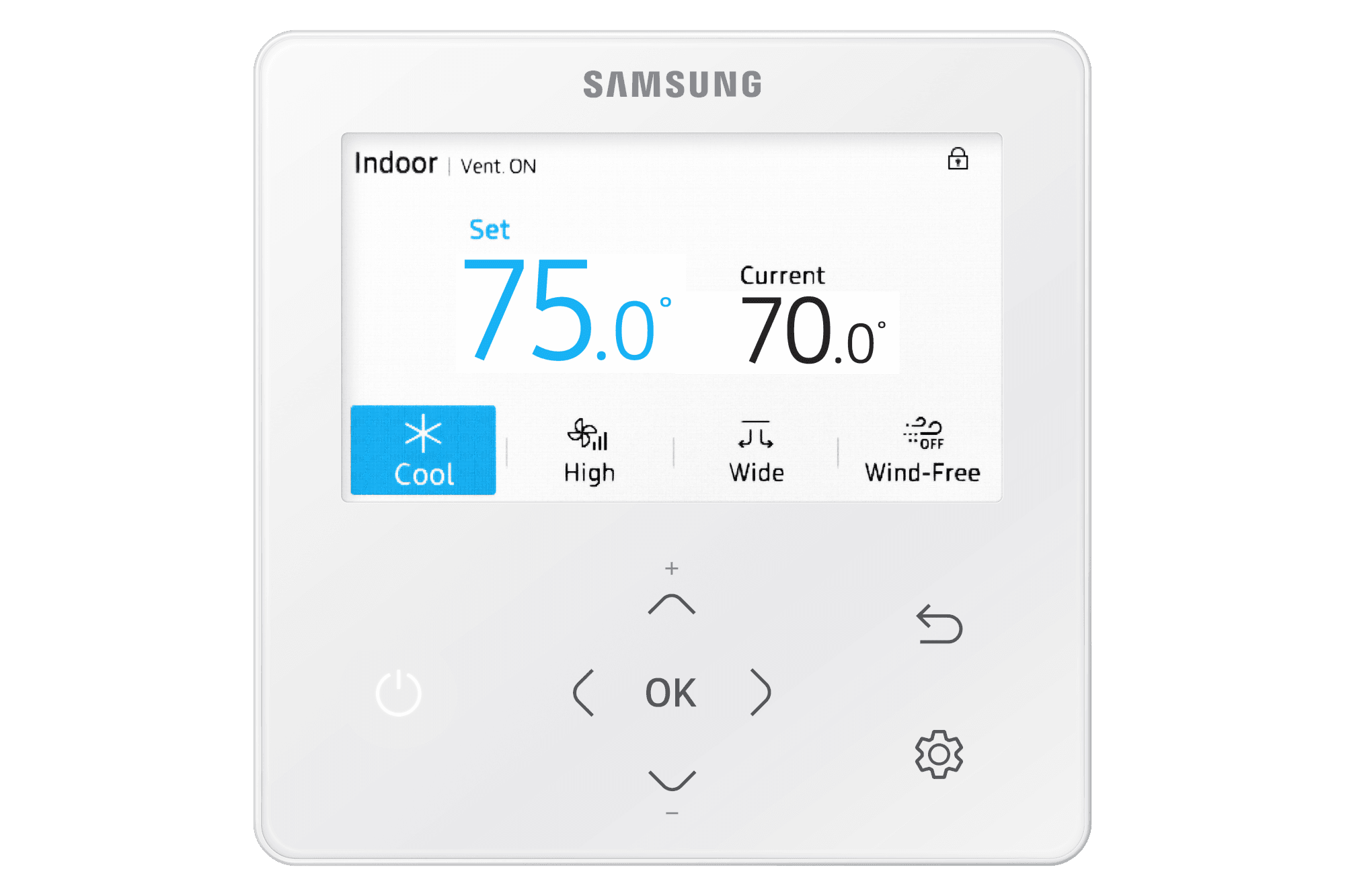 Control remoto cableado premium Samsung MWR-WG01JN con referencia MWR-WG01JN de la marca SAMSUNG