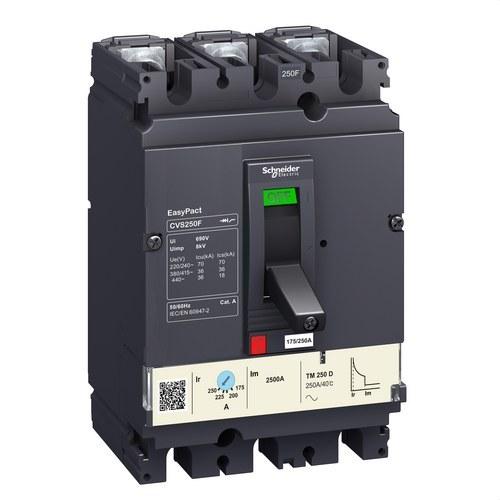 Interruptor automático Easypact CVS250F TM250D 3P/3R con referencia LV525333 de la marca SCHNEIDER ELECTRIC