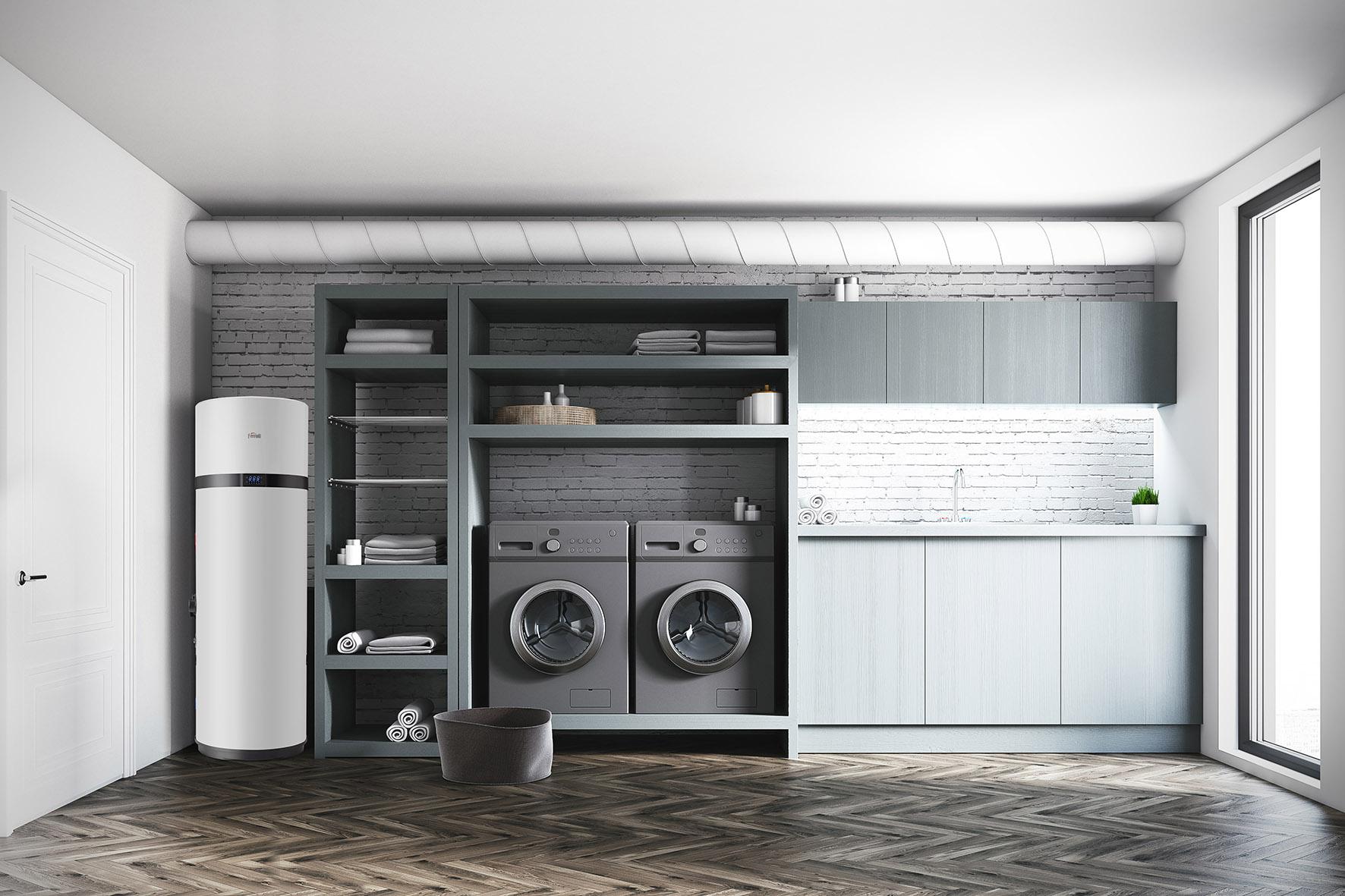 Bomba de calor para ACS con wifi Ferroli EGEA TECH LT 260 litros con referencia 2CP0025F de la marca FERROLI