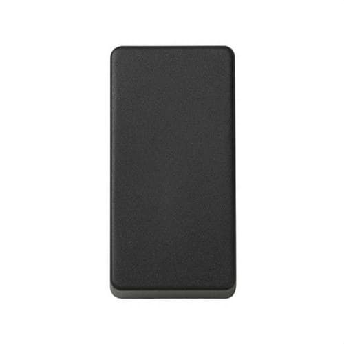 Tecla de medio elemento para mecanismos de mando grafito Simon 27 Play con referencia 2710010-038 de la marca SIMON