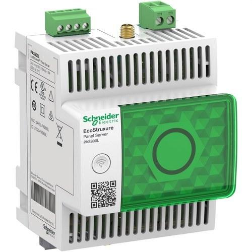 EcoStruxure Panel Server Advanced registrador de datos, concentrador inalámbrico y pasarela Modbus a 24V DC con referencia PAS800L de la marca SCHNEIDER ELECTRIC