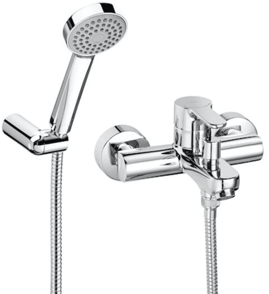 Conjunto de ducha y bañera monomando Roca L20 con referencia A5A0109C02 de la marca ROCA