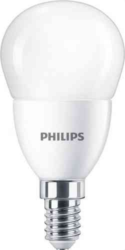 Bombilla LED esférica CorePro Lustre ND 7-60W E14 827 P48 FR con referencia 31304000 de la marca PHILIPS