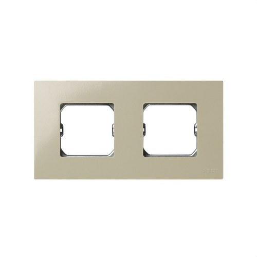 Marco compacto para 2 elementos marfil con bastidor Simon 27 Play con referencia 2700620-031 de la marca SIMON