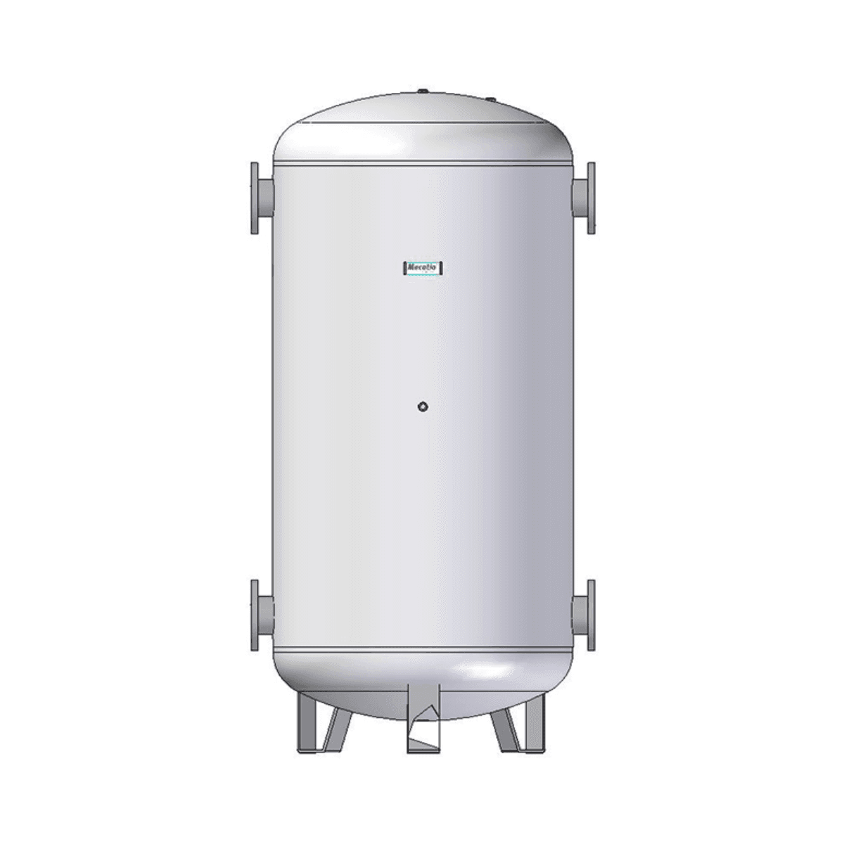 Dipòsit d'inèrcia d'acer inoxidable Mecalia DPI/DI de 100 litres amb referència 02704 de la marca MECALIA