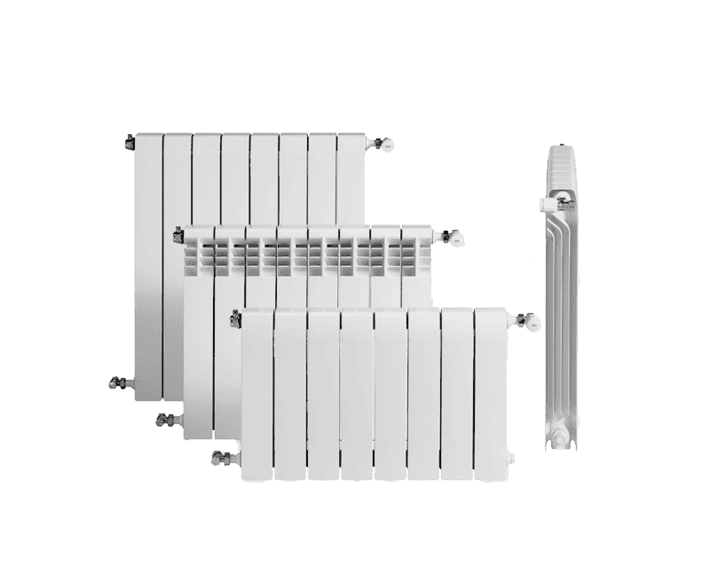 Radiador de agua reversible DUBAL SD 60 12 elementos con referencia 194A26201 de la marca BAXI 