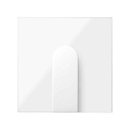 Tapa para salida de cables ancha blanco brillante Simon 100 con referencia 10002051-130 de la marca SIMON