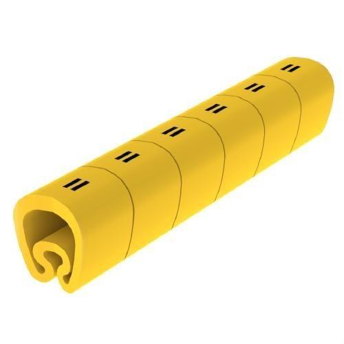 Señalizadores precortados amarillos Ø8 PVC plastificados con referencia 1812-- de la marca UNEX