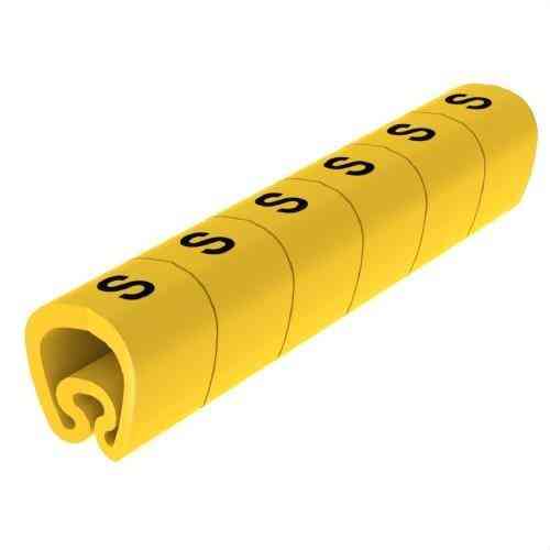 Señalizadores precortados amarillos Ø18 PVC plastificados con referencia 1813-S de la marca UNEX