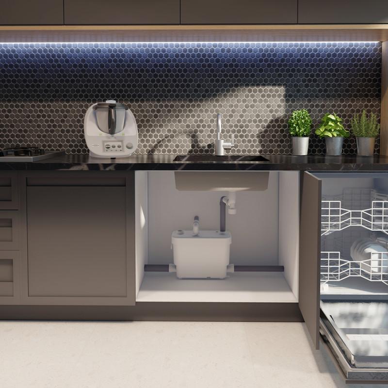 Bomba de evacuación SFA SANISPEED para uso intensivo en cocinas y lavaderos con referencia 0101300 de la marca SFA SANITRIT