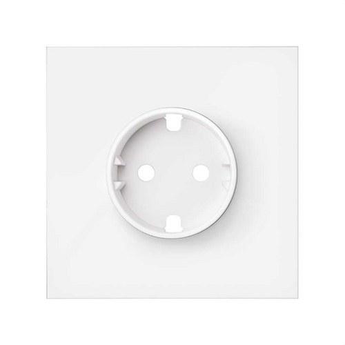Kit front para 1 elemento con 1 base de enchufe schuko blanco mate Simon 100 con referencia 10020105-230 de la marca SIMON