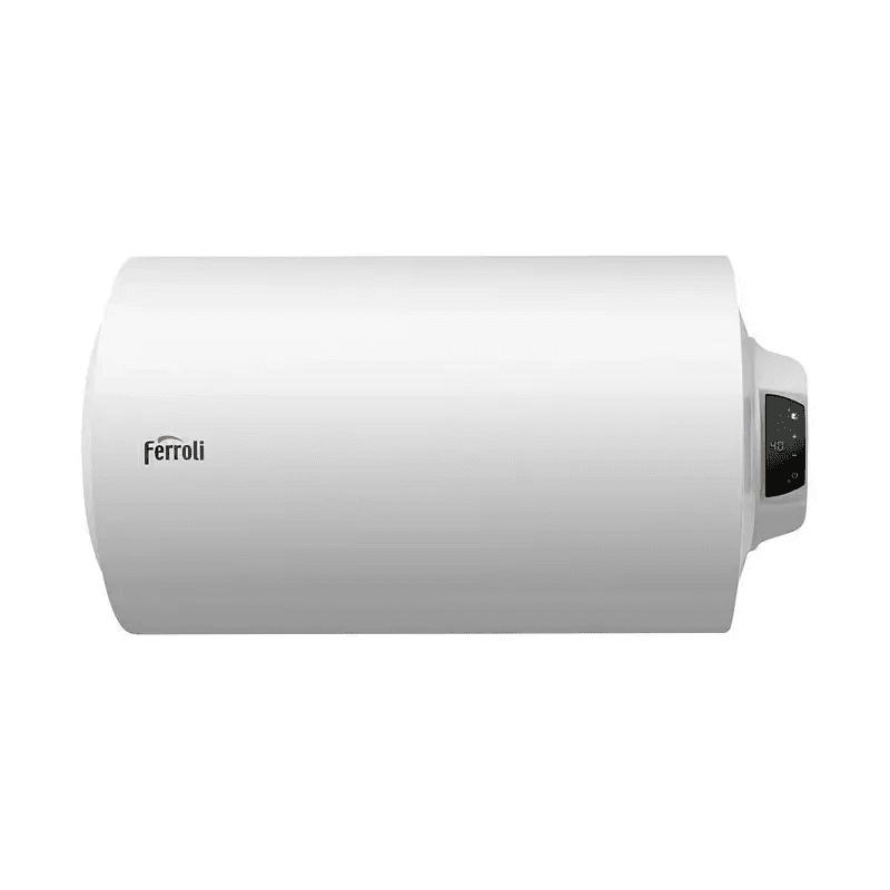 Termo elèctric horitzontal Ferroli TIBER B Smart 100 litres amb referència GRC678KA de la marca FERROLI