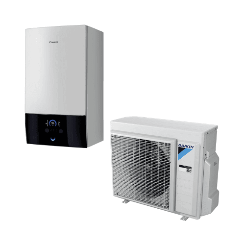 Conjunt aerotèrmia mural Daikin Altherma 3 Bibloc 6 kW amb referència EHBX08E6VERGA06EVH de la marca DAIKIN