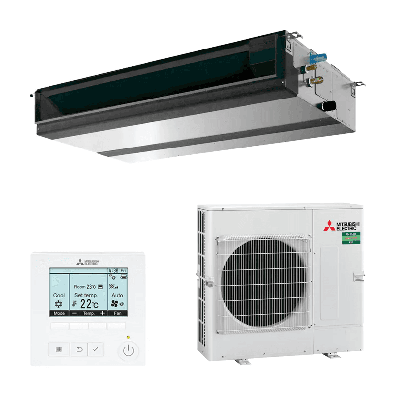 Aire condicionat conducte Mitsubishi Electric MGPEZ-125VJA 12,1 kW 41000 BTU amb referència MGPEZ-125VJA de la marca MITSUBISHI