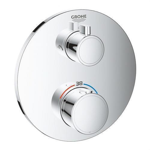 Termòstat de dutxa per a dues sortides Grohtherm crom amb referència 24076000 de la marca GROHE